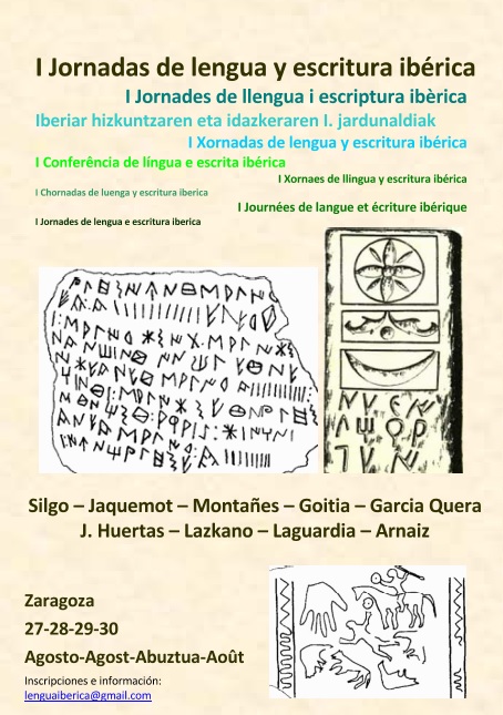 Lee más sobre el artículo Audios de las «I Jornadas de lengua y escritura ibérica».