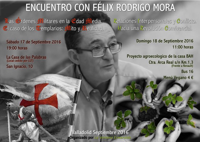 Lee más sobre el artículo Encuentro con Félix Rodrigo Mora (en Valladolid)