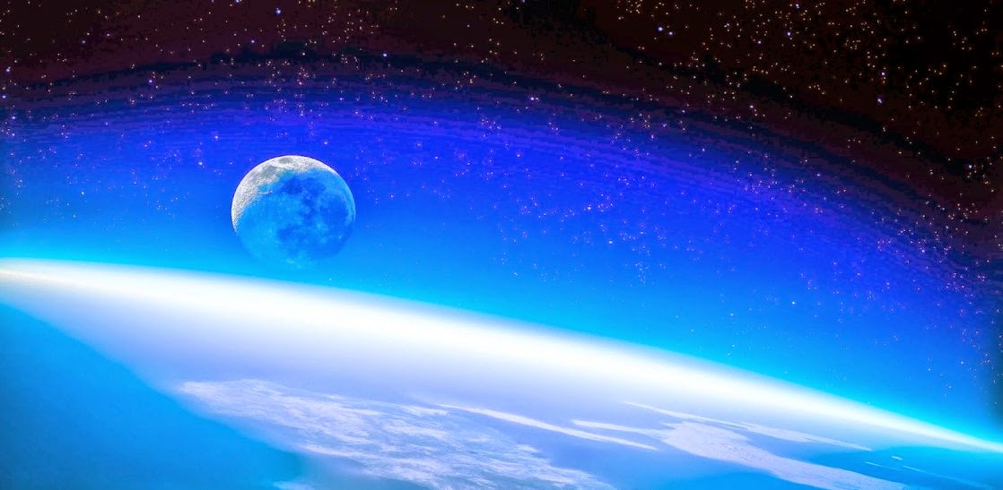 Atmosfera Tierra Luna