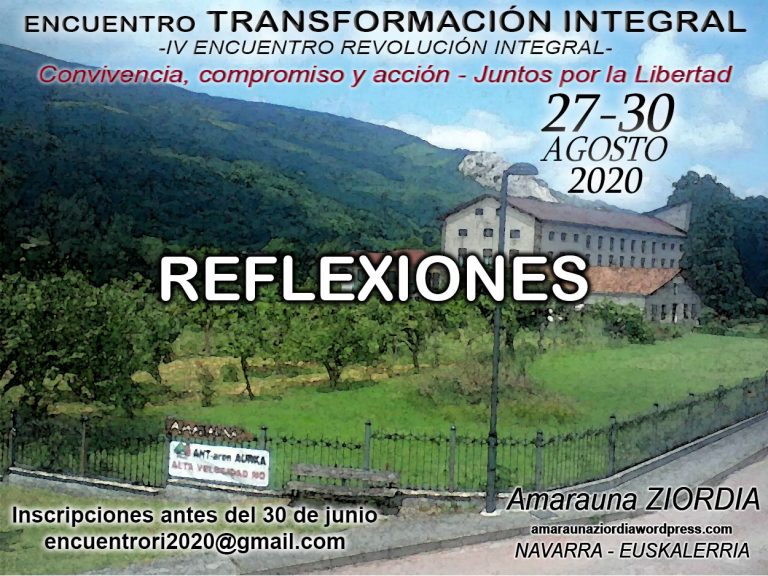 Lee más sobre el artículo Reflexiones IV Encuentro Transformación Integral