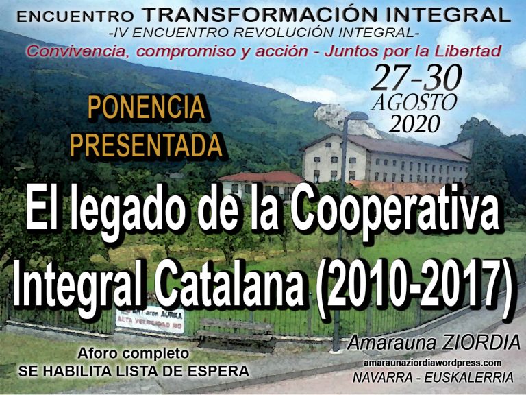 Lee más sobre el artículo PONENCIA: El legado de la Cooperativa Integral Catalana (2010-2017)