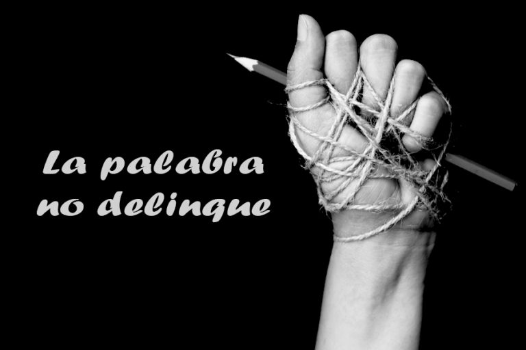 Lee más sobre el artículo La palabra no delinque