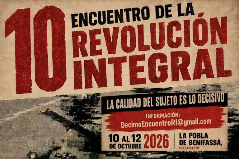 Lee más sobre el artículo 10º Encuentro REVOLUCIÓN INTEGRAL
